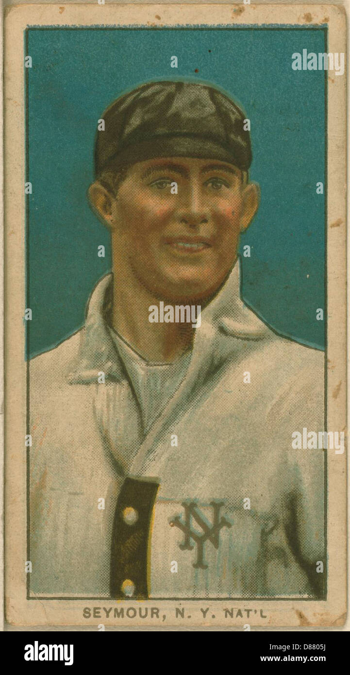 Cy Seymour baseball card Stock Photo Alamy