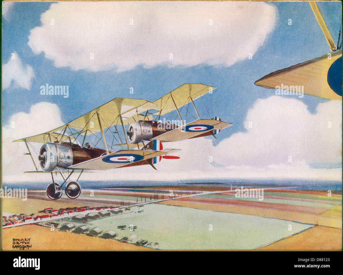 SOPWITH PUPS IN BELGIUM Stock Photo