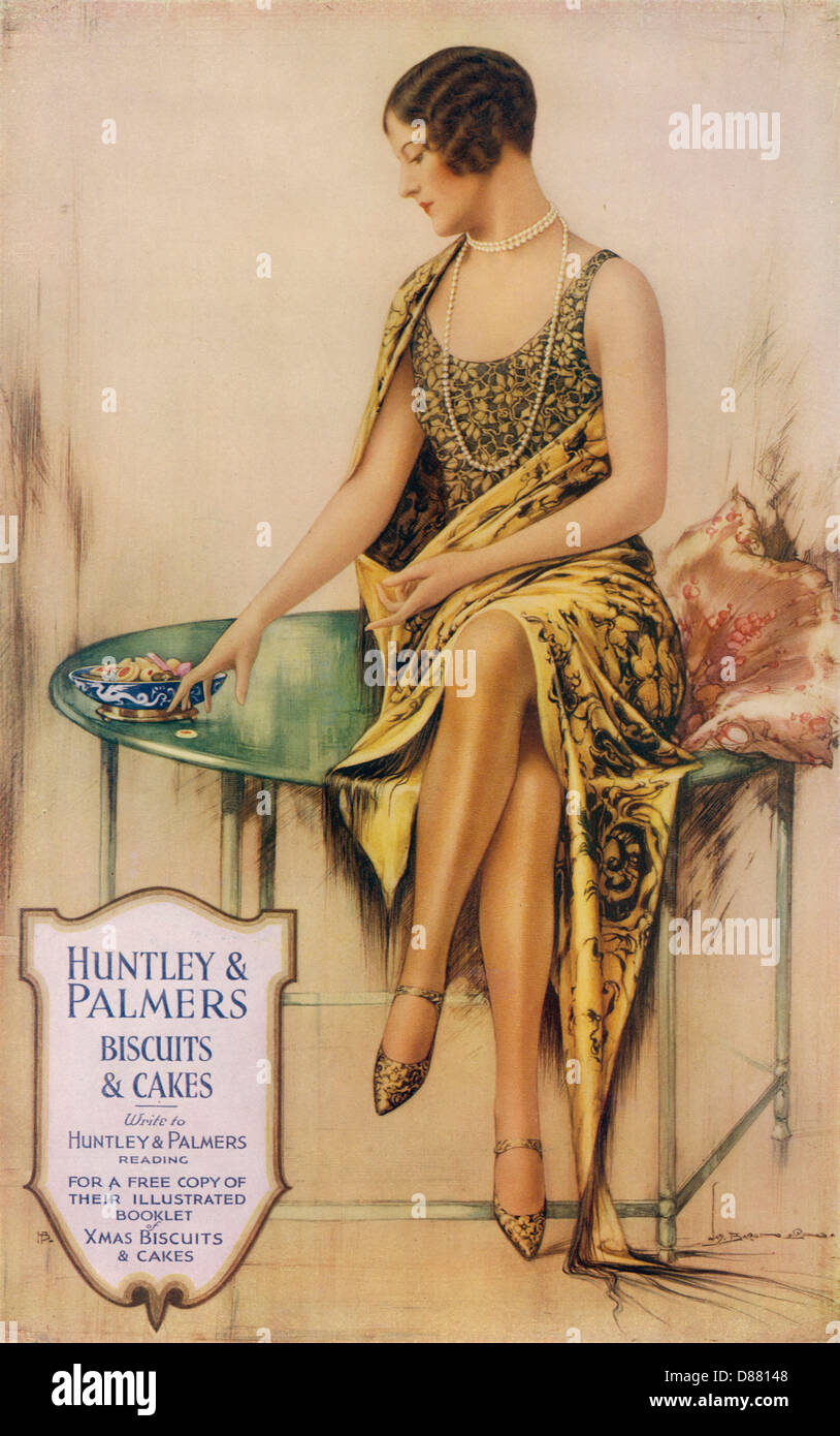 Huntley Palmer 1929 Stock Photo