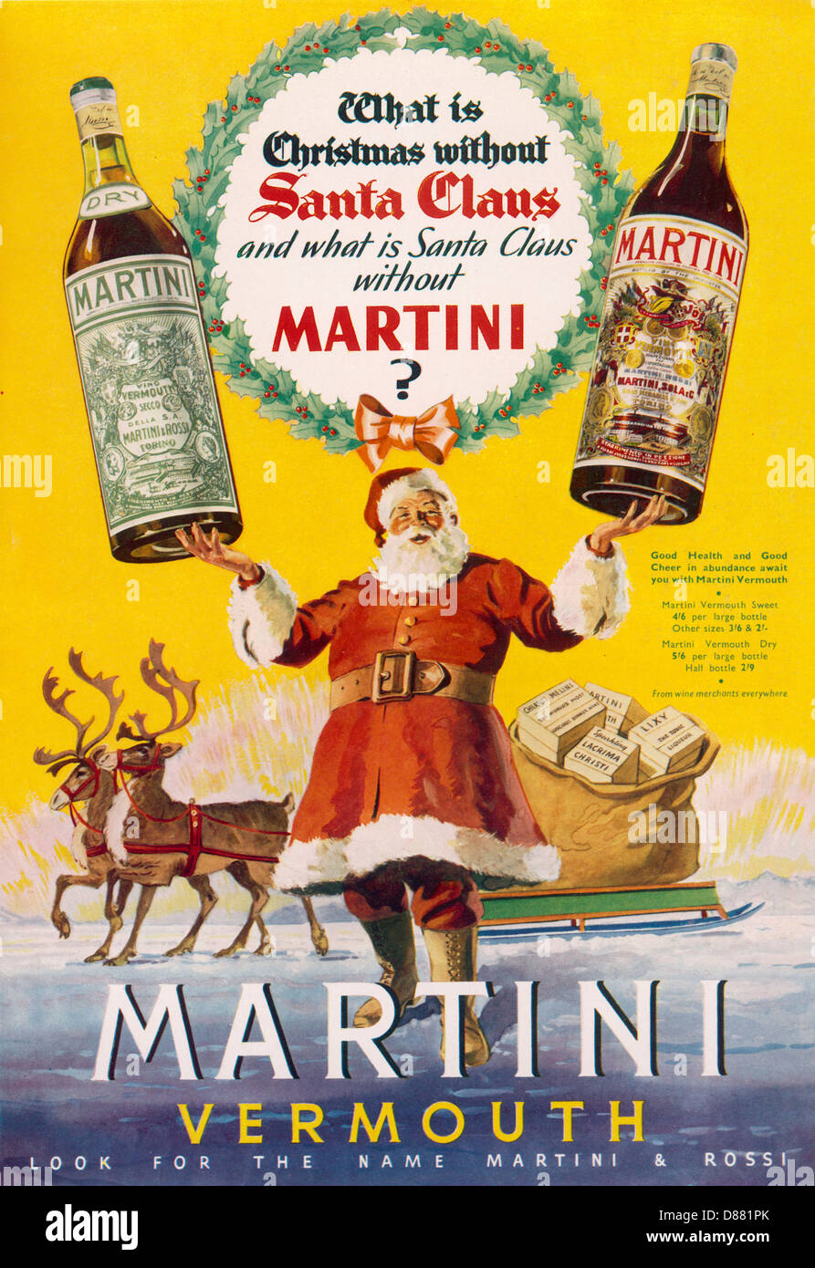 Martini Advert High Resolution Stock Photography and Images - Alamy