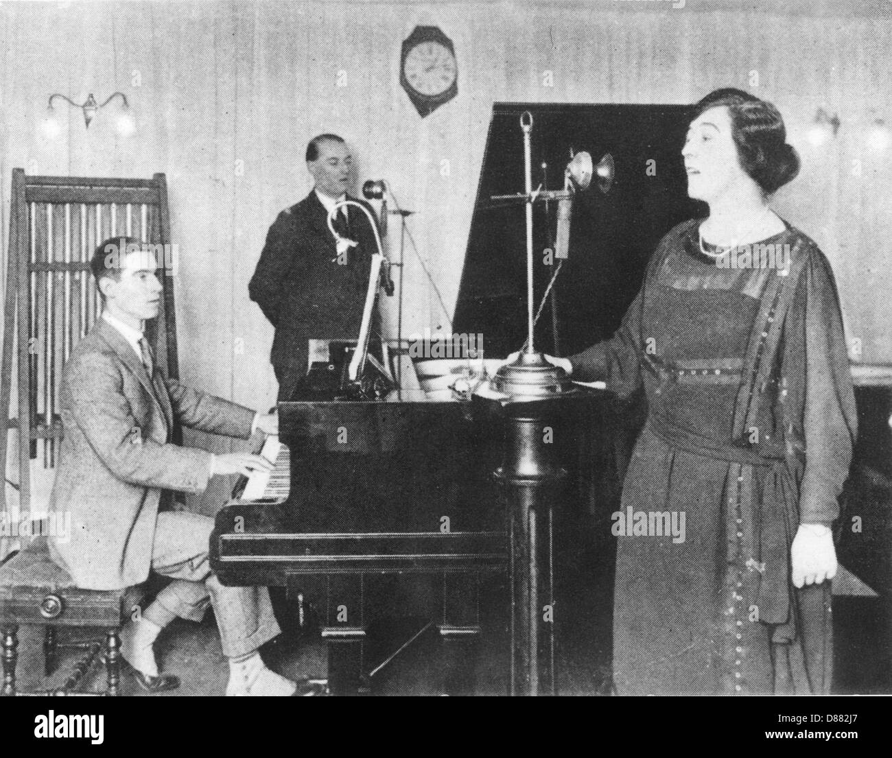 A Broadcast Ca 1922 Stock Photo