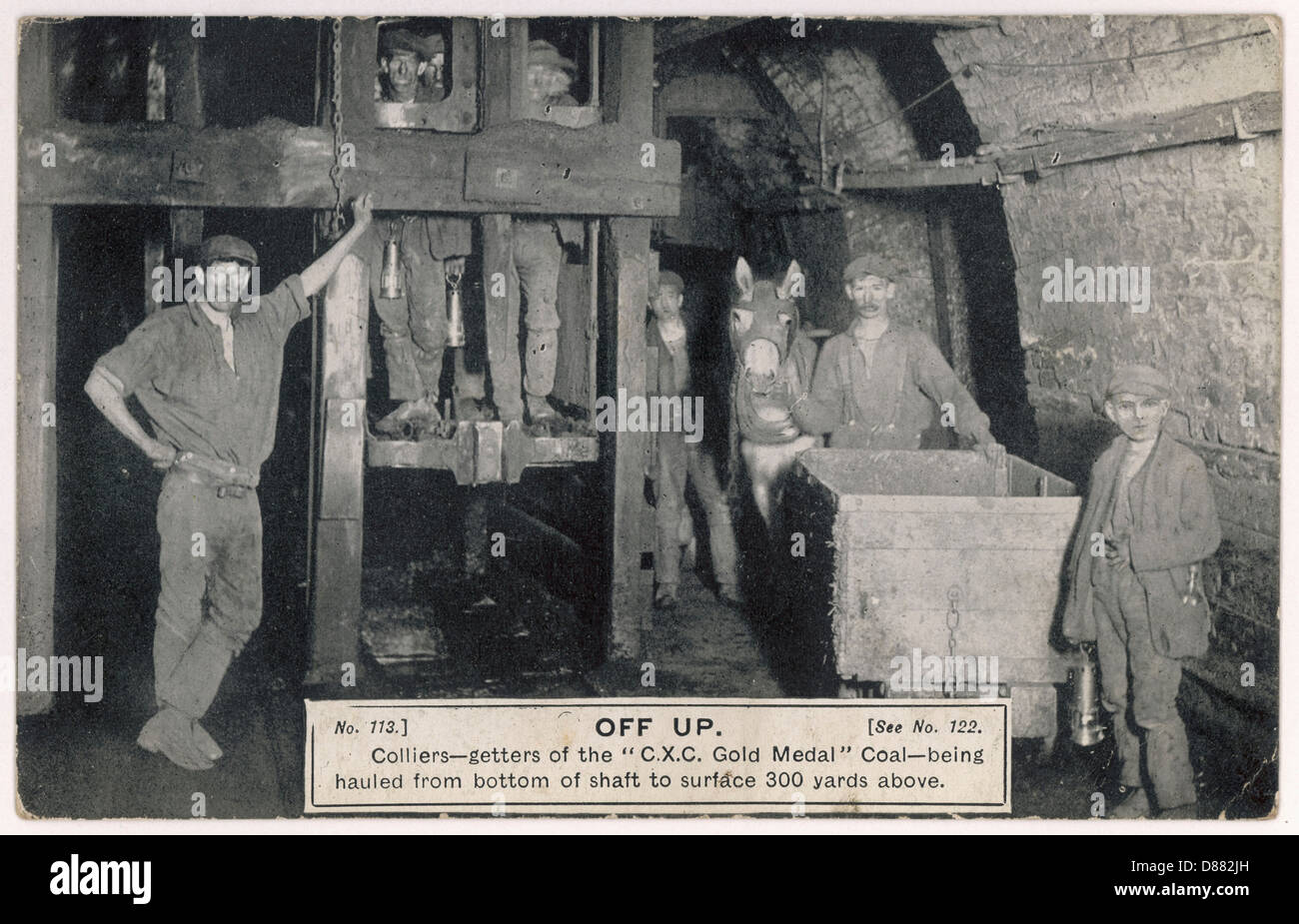 Clay Cross Miners Shaft Stock Photo Alamy