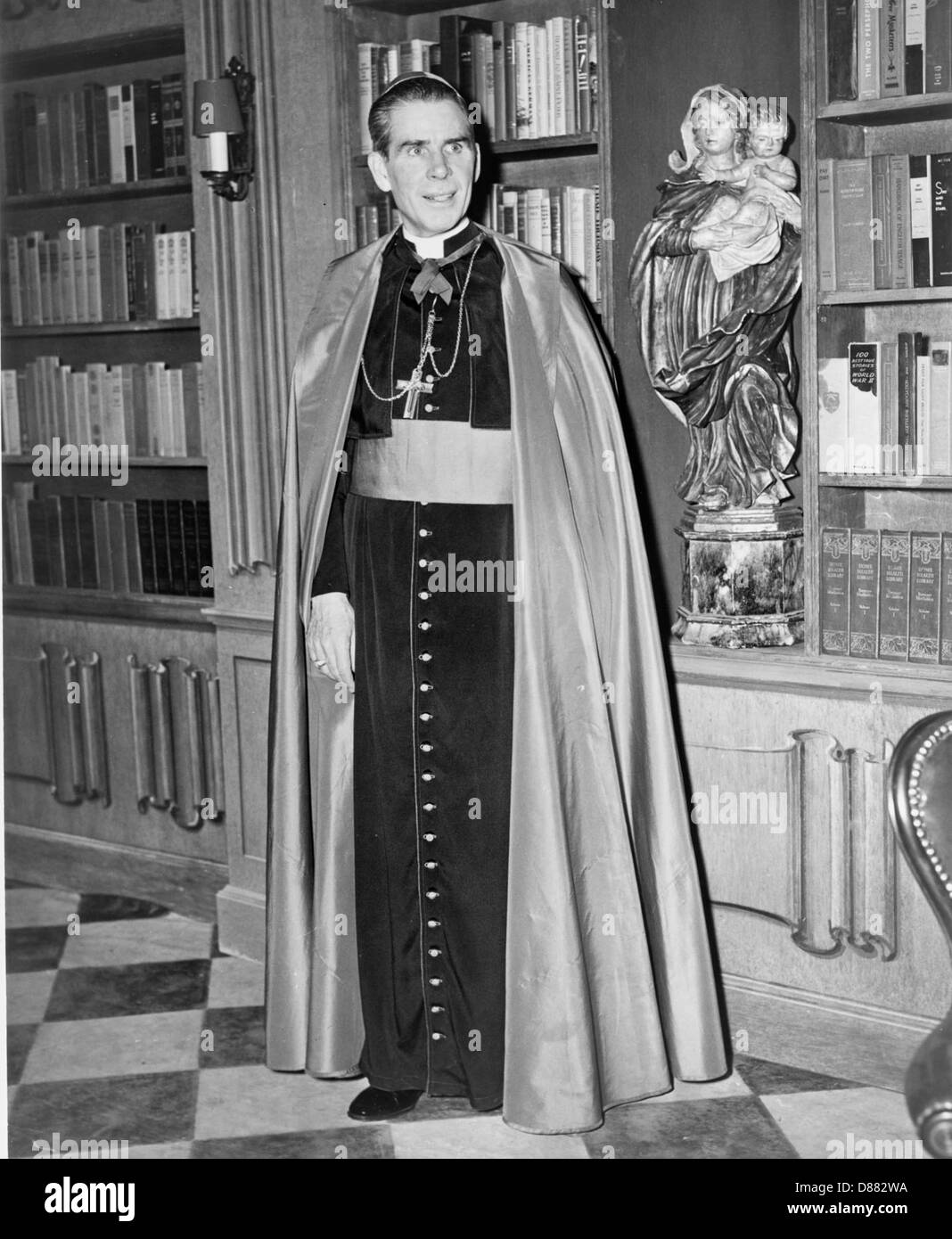Fulton sheen Black and White Stock Photos & Images - Alamy