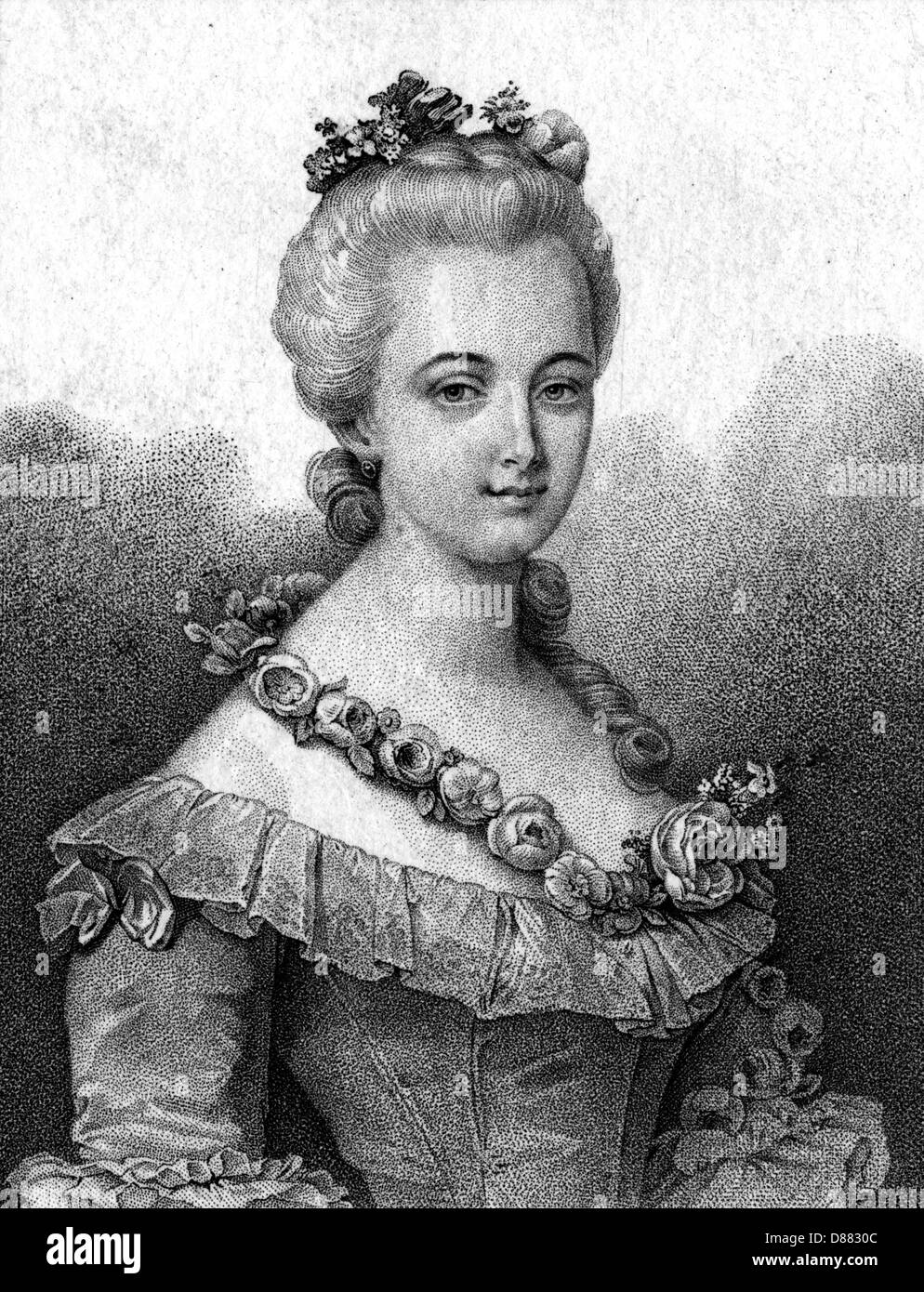 Jeanne becu comtesse du barry Black and White Stock Photos & Images - Alamy