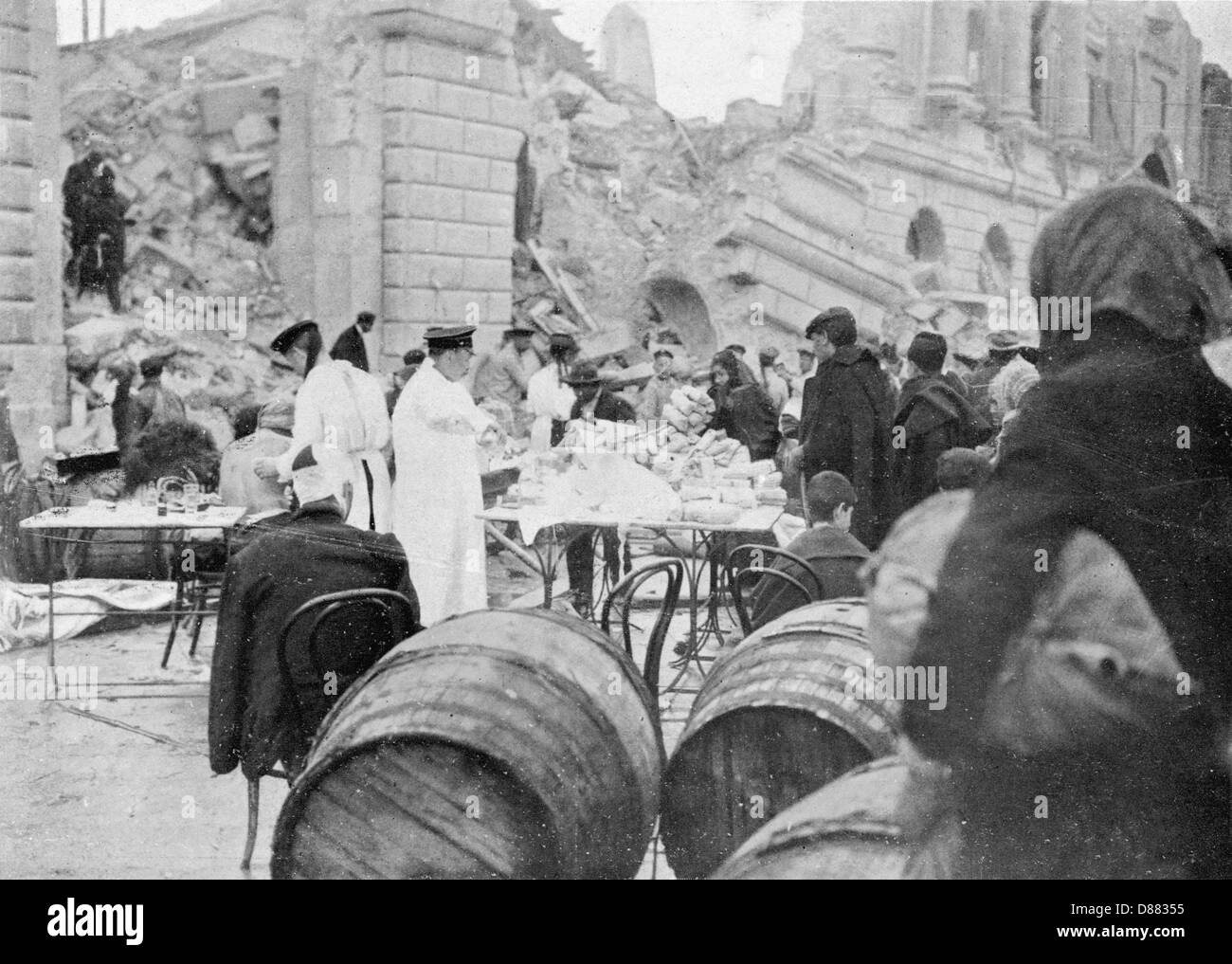 MESSINA EARTHQUAKE - 4 Stock Photo - Alamy