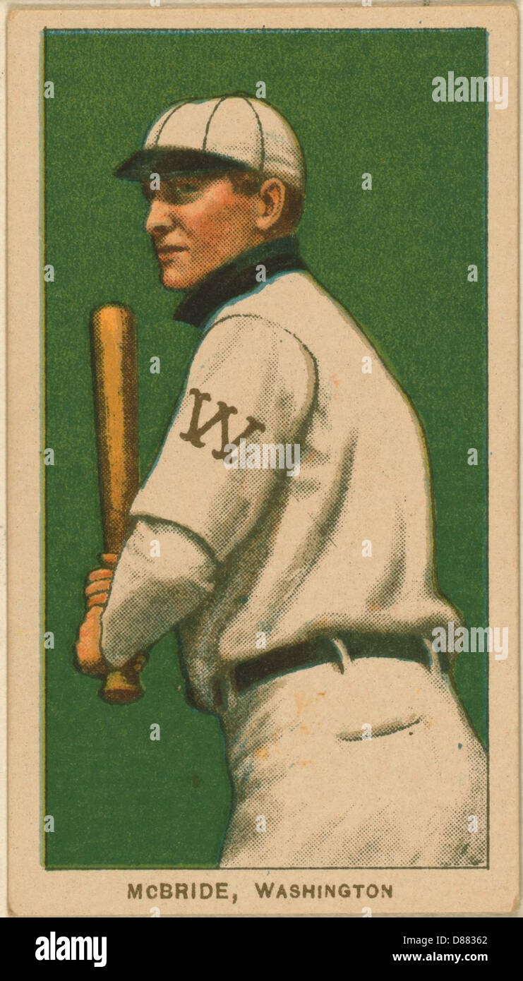 McBride baseball card Stock Photo Alamy