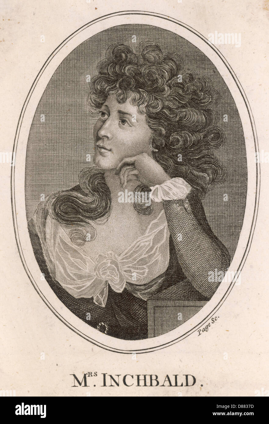 Elizabeth Inchbald High Resolution Stock Photography and Images - Alamy