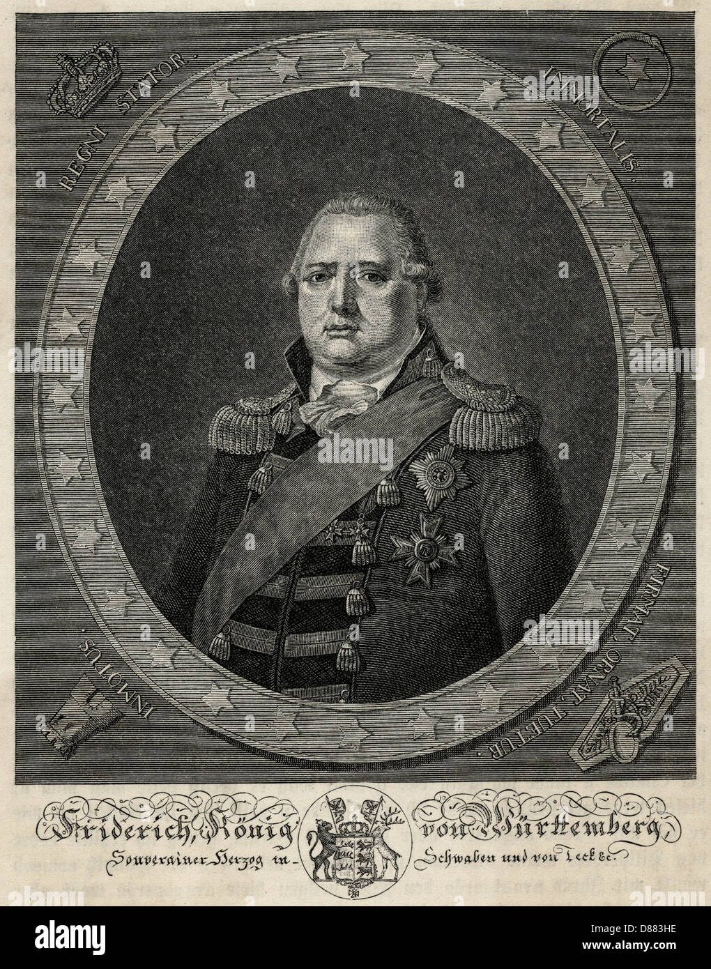 Frederick I Wurttemberg Stock Photo