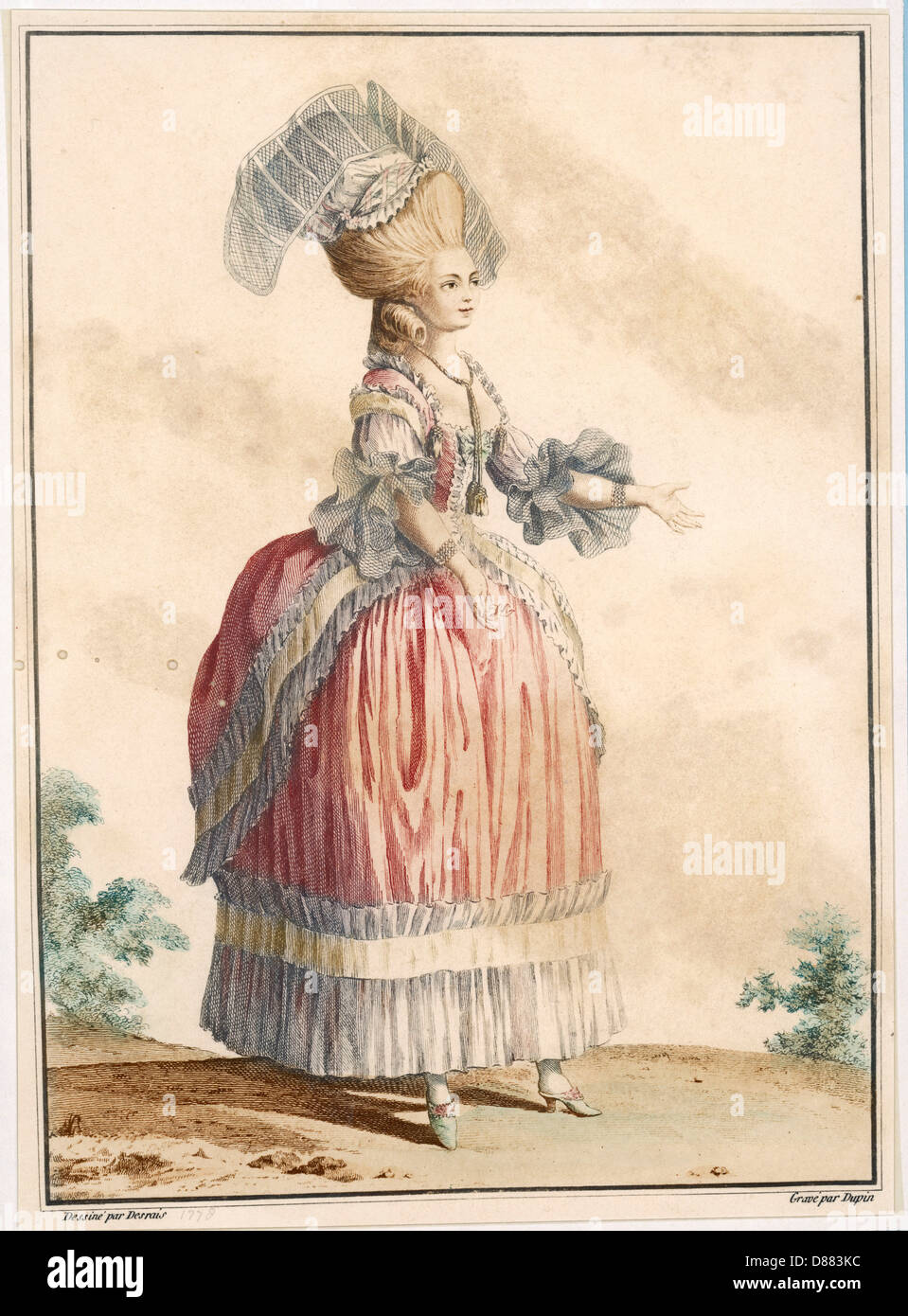 French Woman 1778 Stock Photo