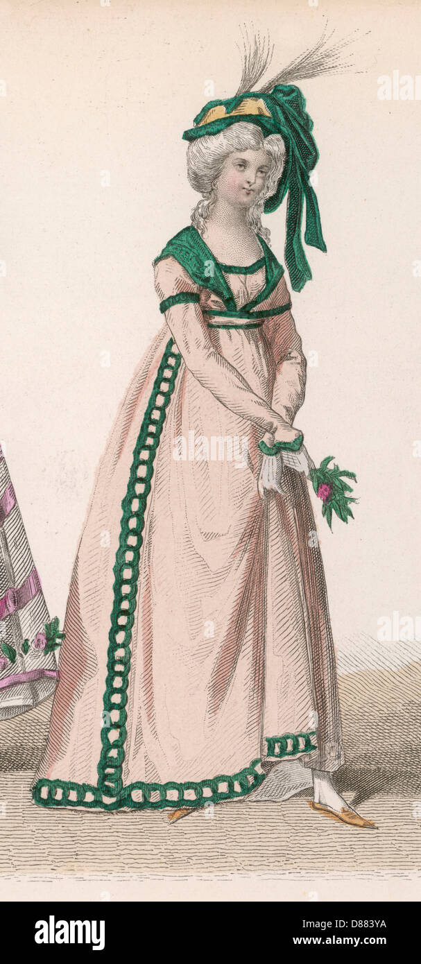 Frenchwoman 1795 Stock Photo