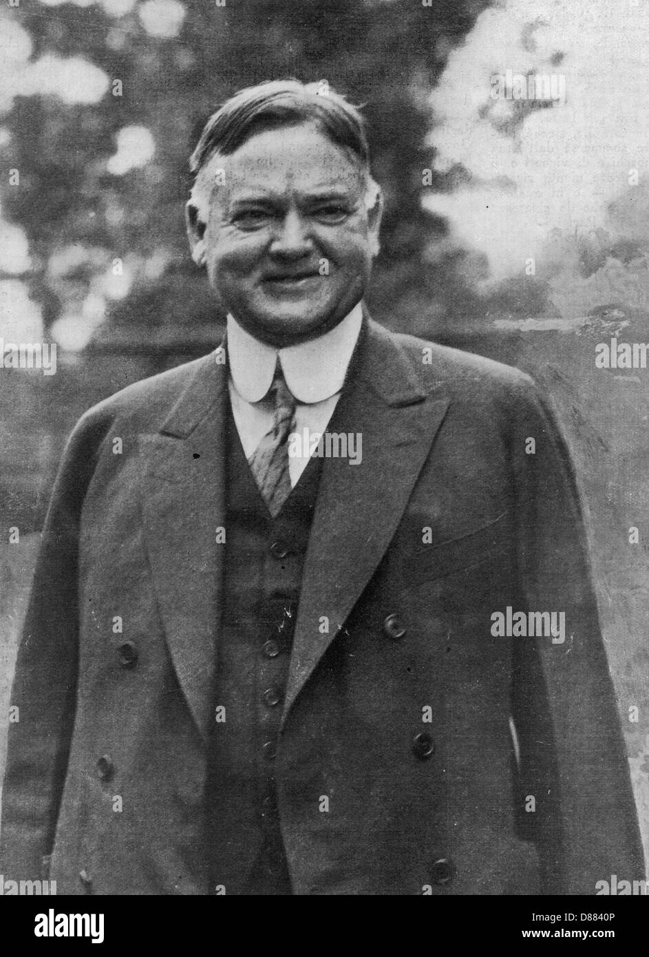 HOOVER, HERBERT C Stock Photo Alamy