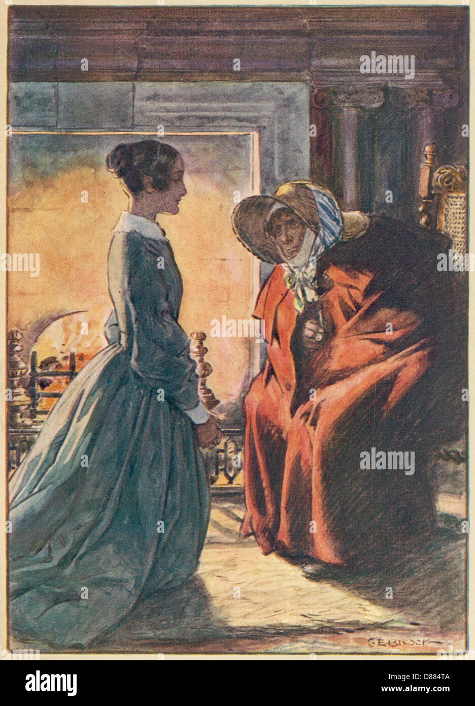Jane Eyre and Gipsy Stock Photo