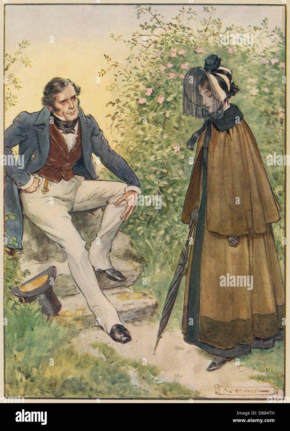 Jane Eyre Rochester Stock Photo Alamy