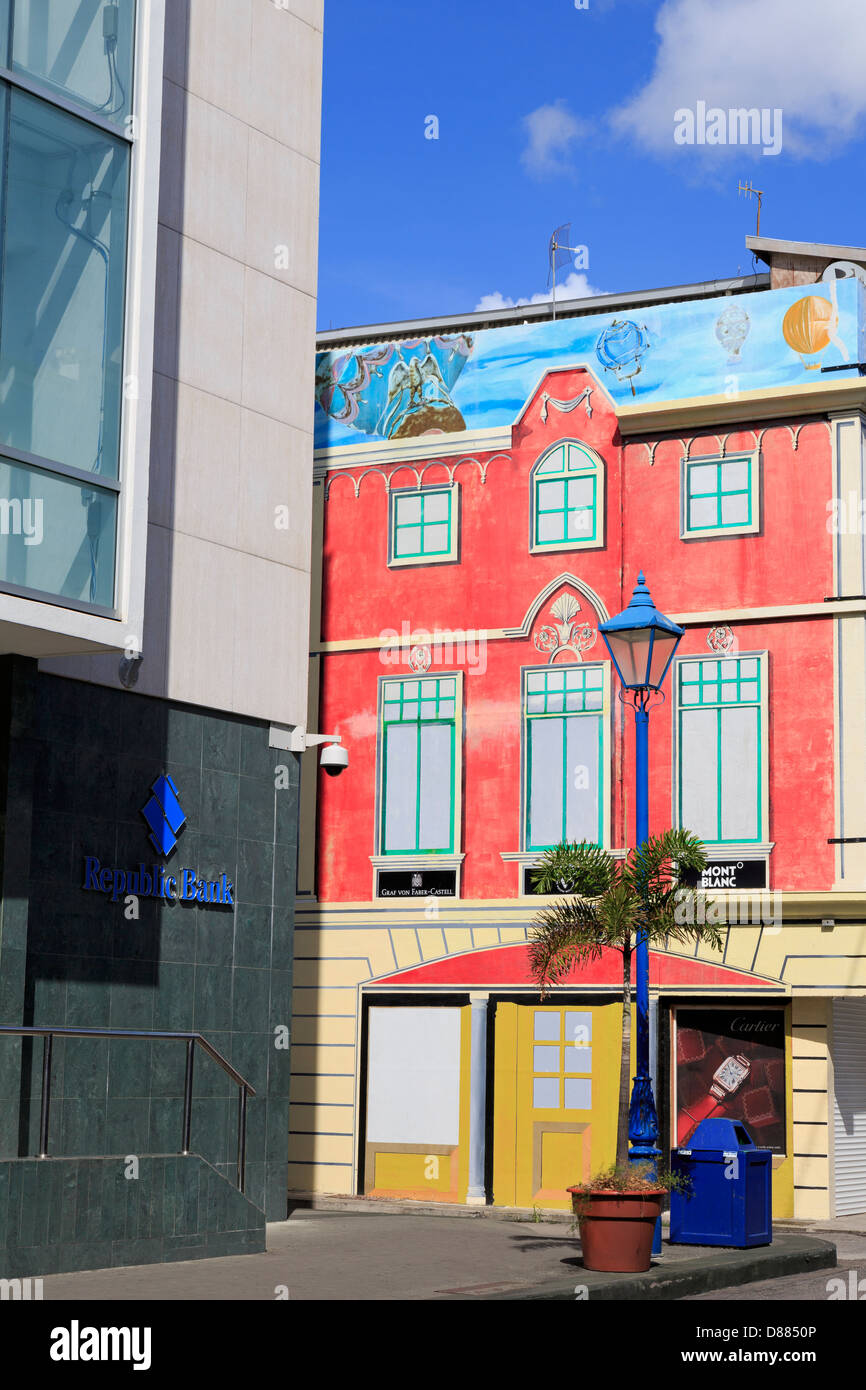 Mural on Bolton Lane,Bridgetown,Barbados,Caribbean Stock Photo Alamy