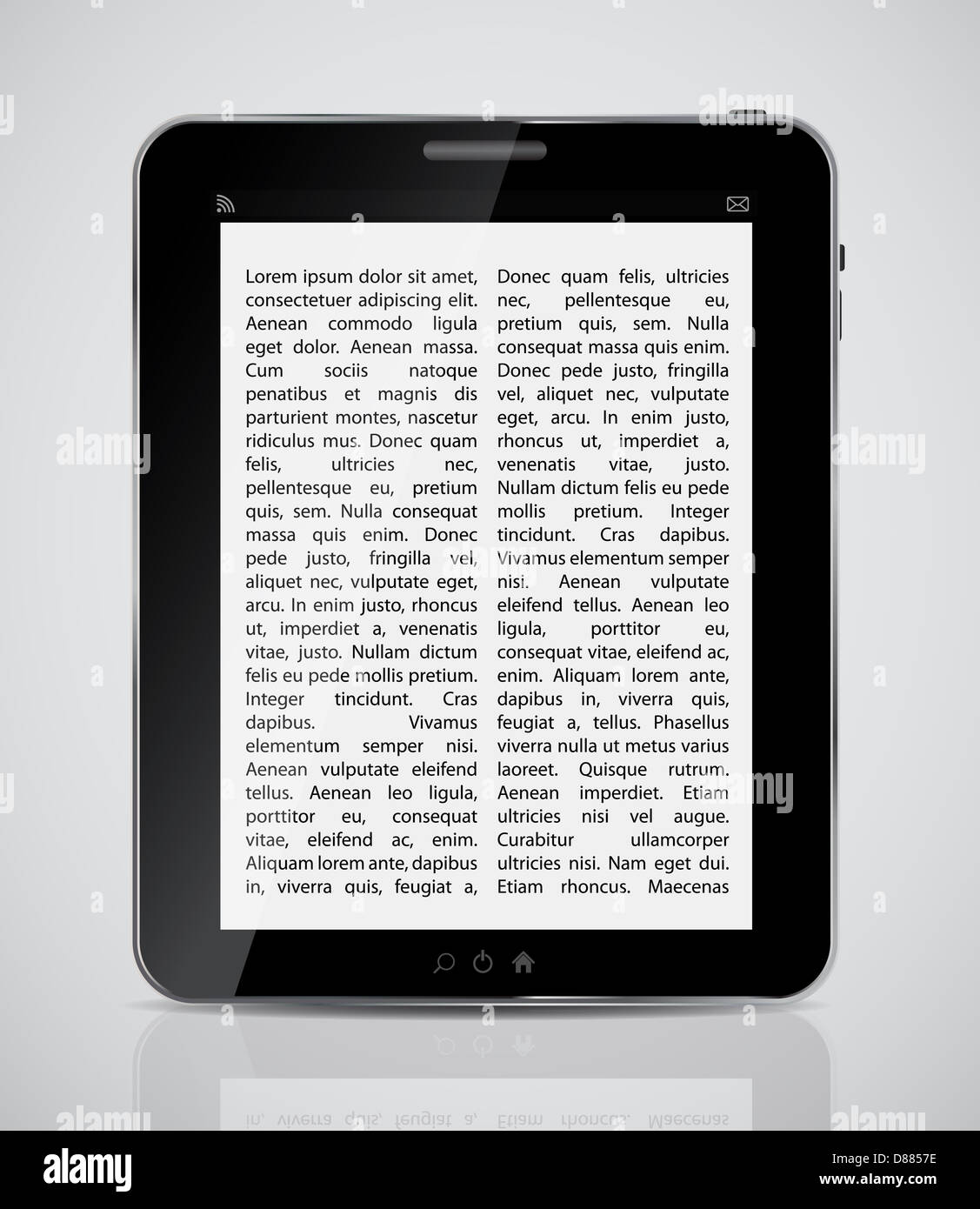 Tablet icon vector illustration Stock Photo - Alamy