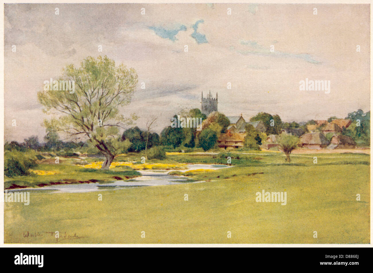 Dorset Bere Regis 1906 Stock Photo Alamy