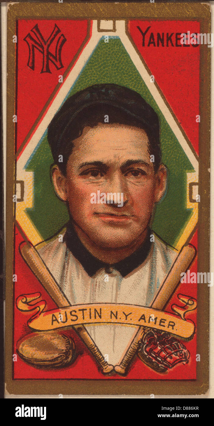 Jimmy Austin baseball card Stock Photo Alamy