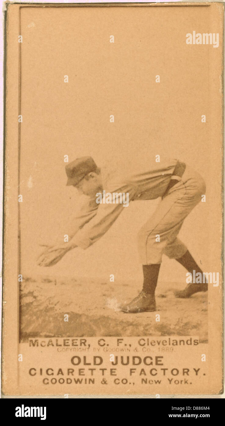 Jimmy McAleer baseball card. Stock Photo