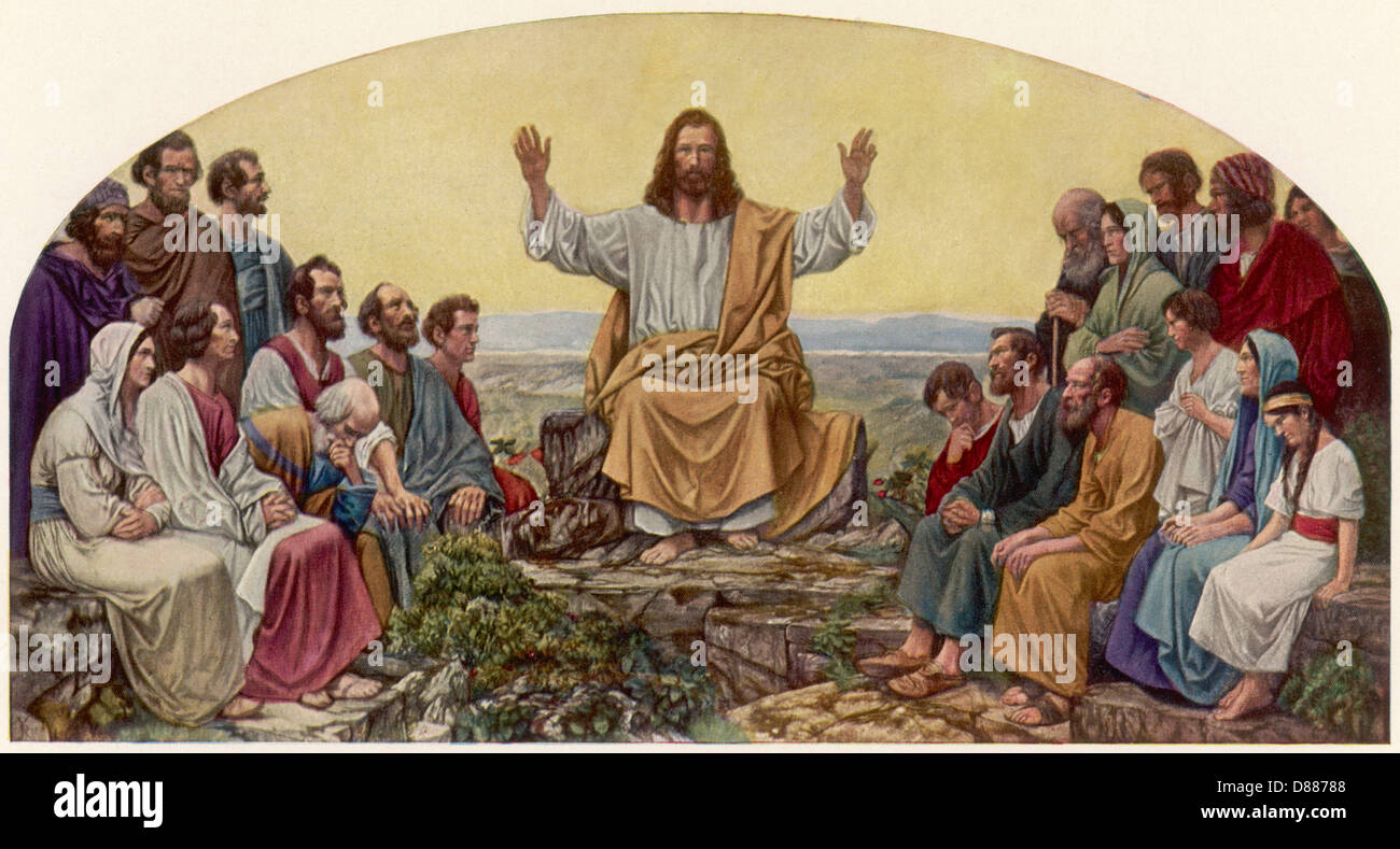 jesus teaching the crowds clip art