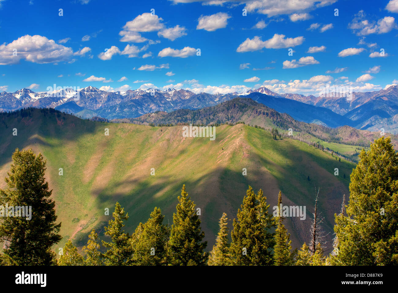 Blue mountains valley seen hi-res stock photography and images - Alamy