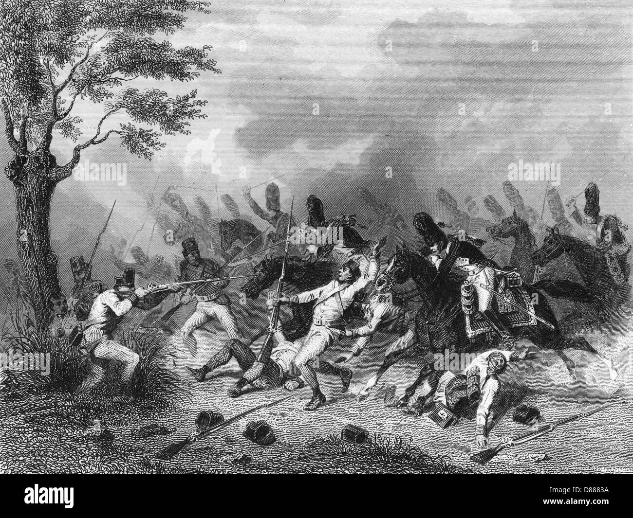 Defeat of napoleon Black and White Stock Photos & Images - Alamy