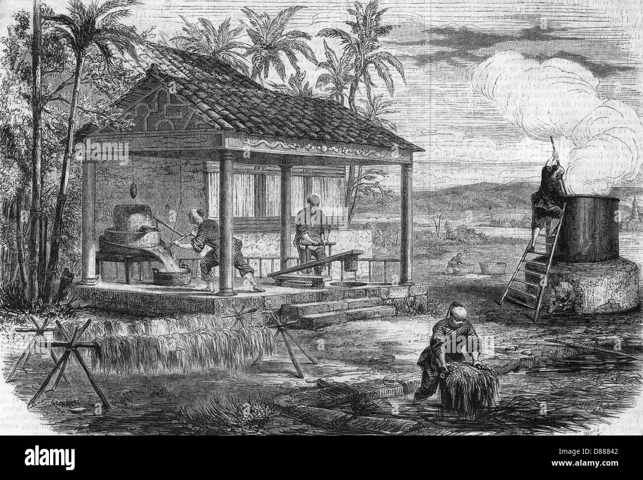 Paper Making China Stock Photo Alamy