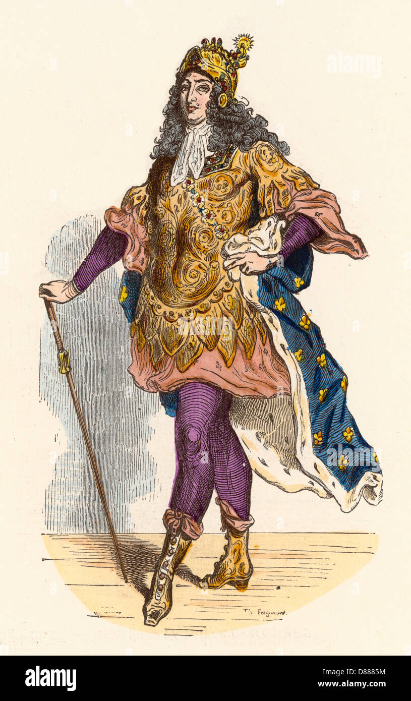 Louis XIV in Costume Stock Photo - Alamy