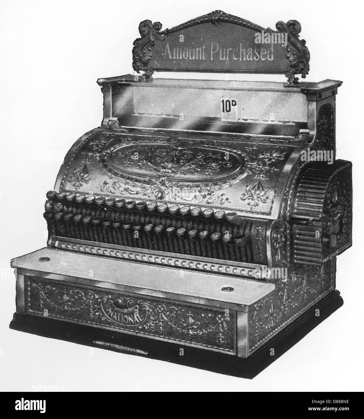 Cash registers Black and White Stock Photos & Images Alamy