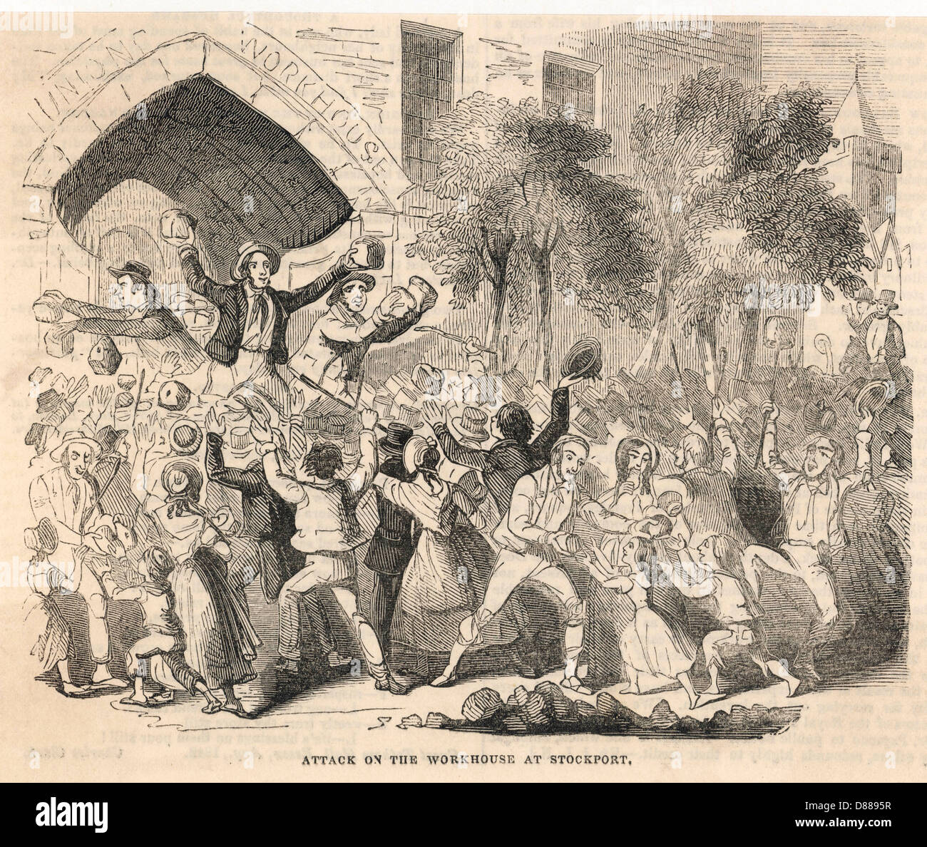 Stockport Workhouse Riot Stock Photo - Alamy
