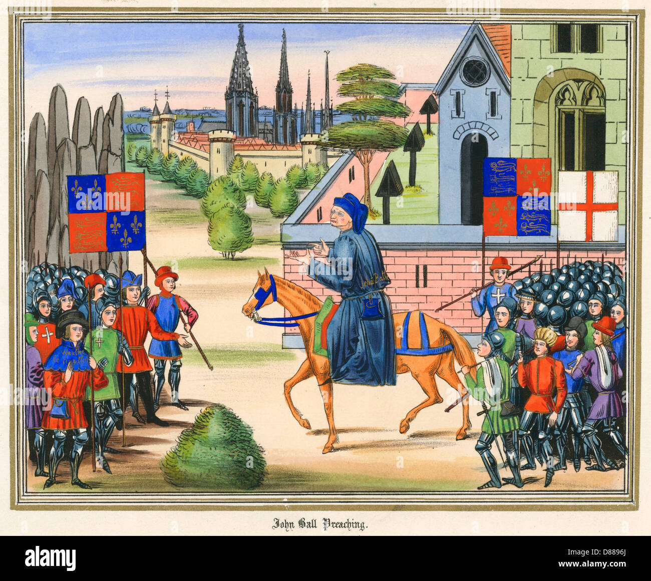 Peasants Revolt Stock Photo