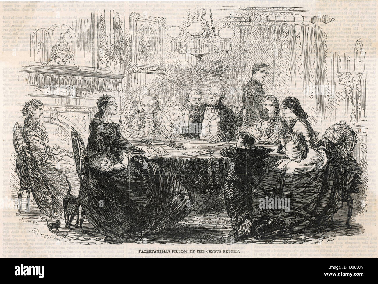 Middle class family 19th century hi-res stock photography and images ...