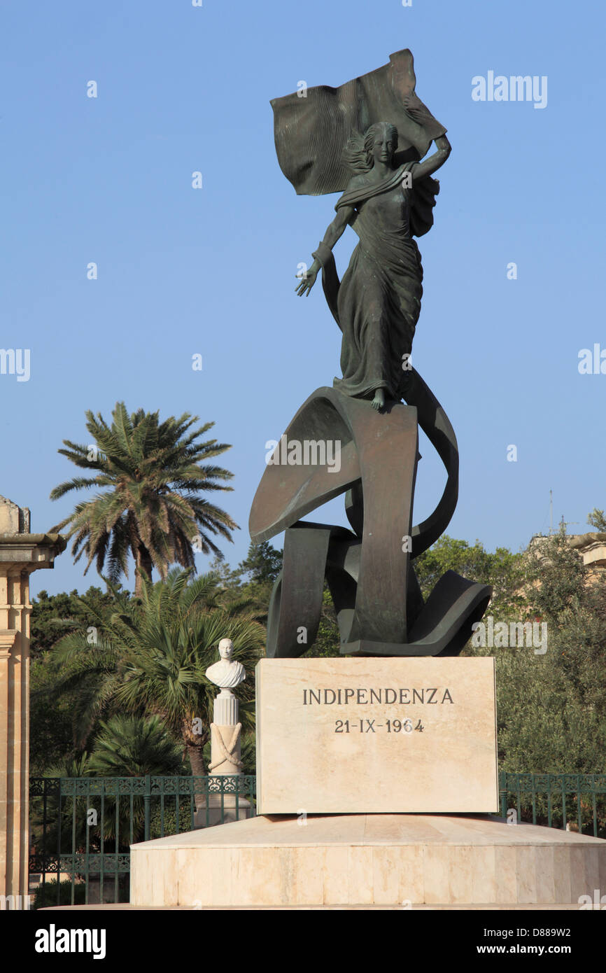 Malta, Floriana, Independence Monument, Stock Photo