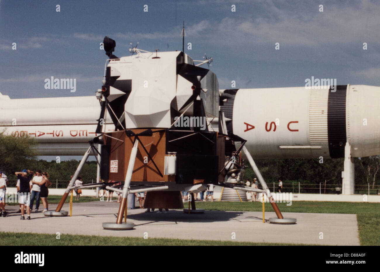 Lancaster Lunar Module Lunar module at KSC Stock Photo - Alamy