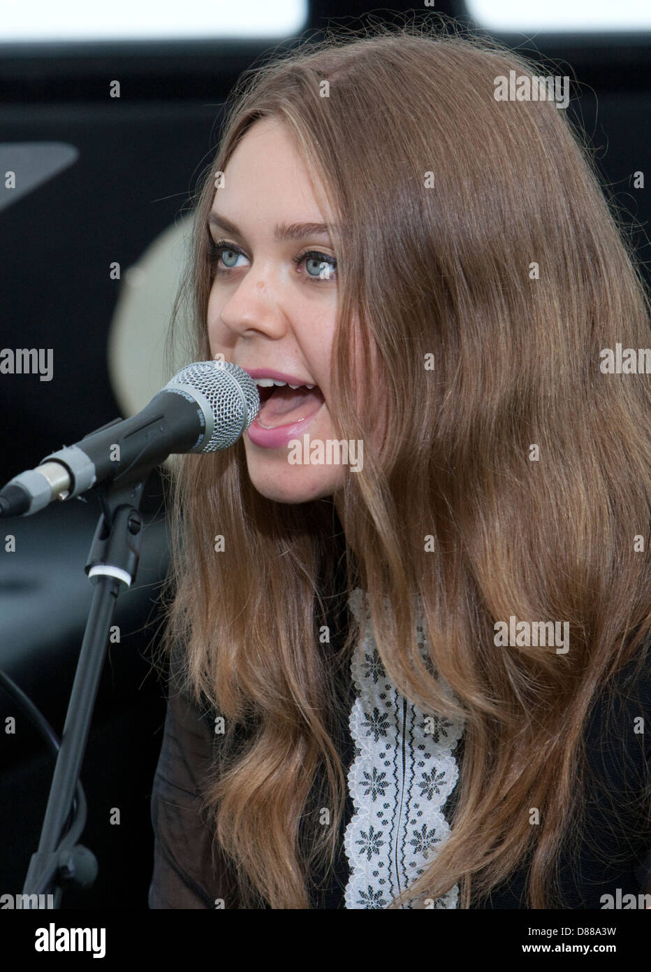 JOHANNA Söderberg FROM THE SWEDISH FOLK MUSIC DUO FIRST AID KIT Stock