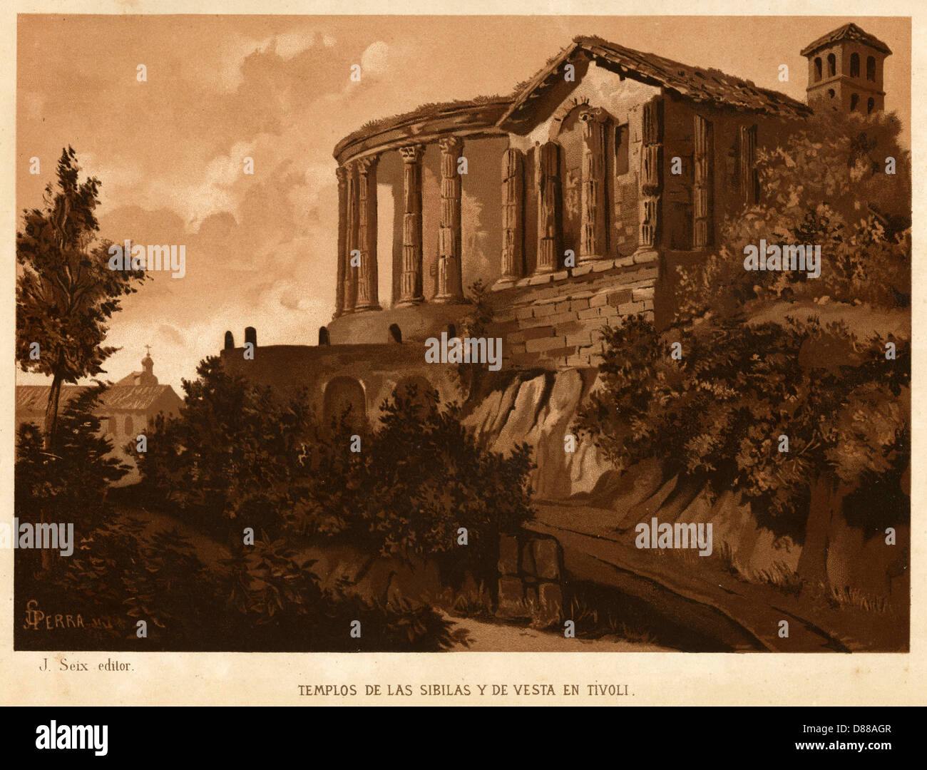 ROME/TEMPLE OF VESTA Stock Photo - Alamy