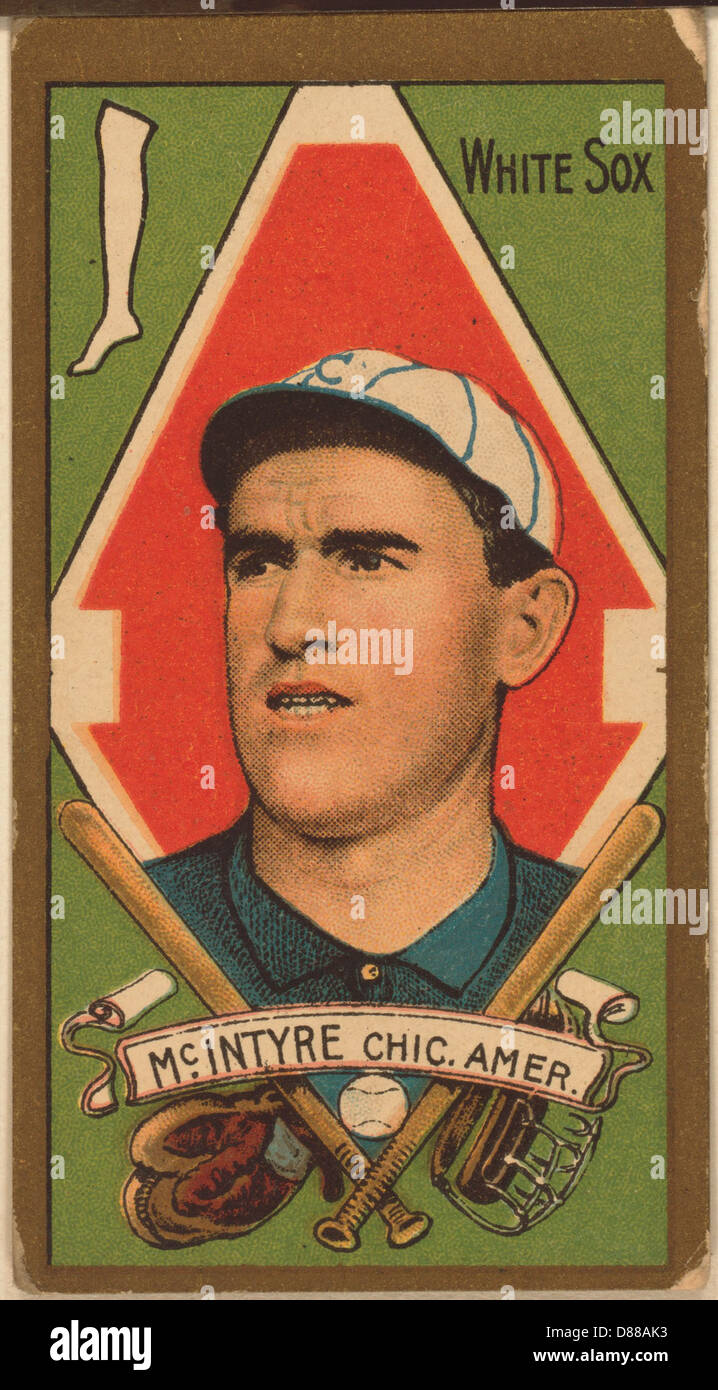 Matty McIntyre baseball card Stock Photo Alamy