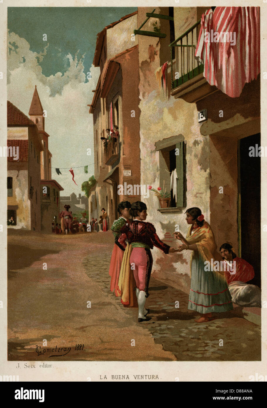 SPANISH FORTUNE TELLERE Stock Photo Alamy