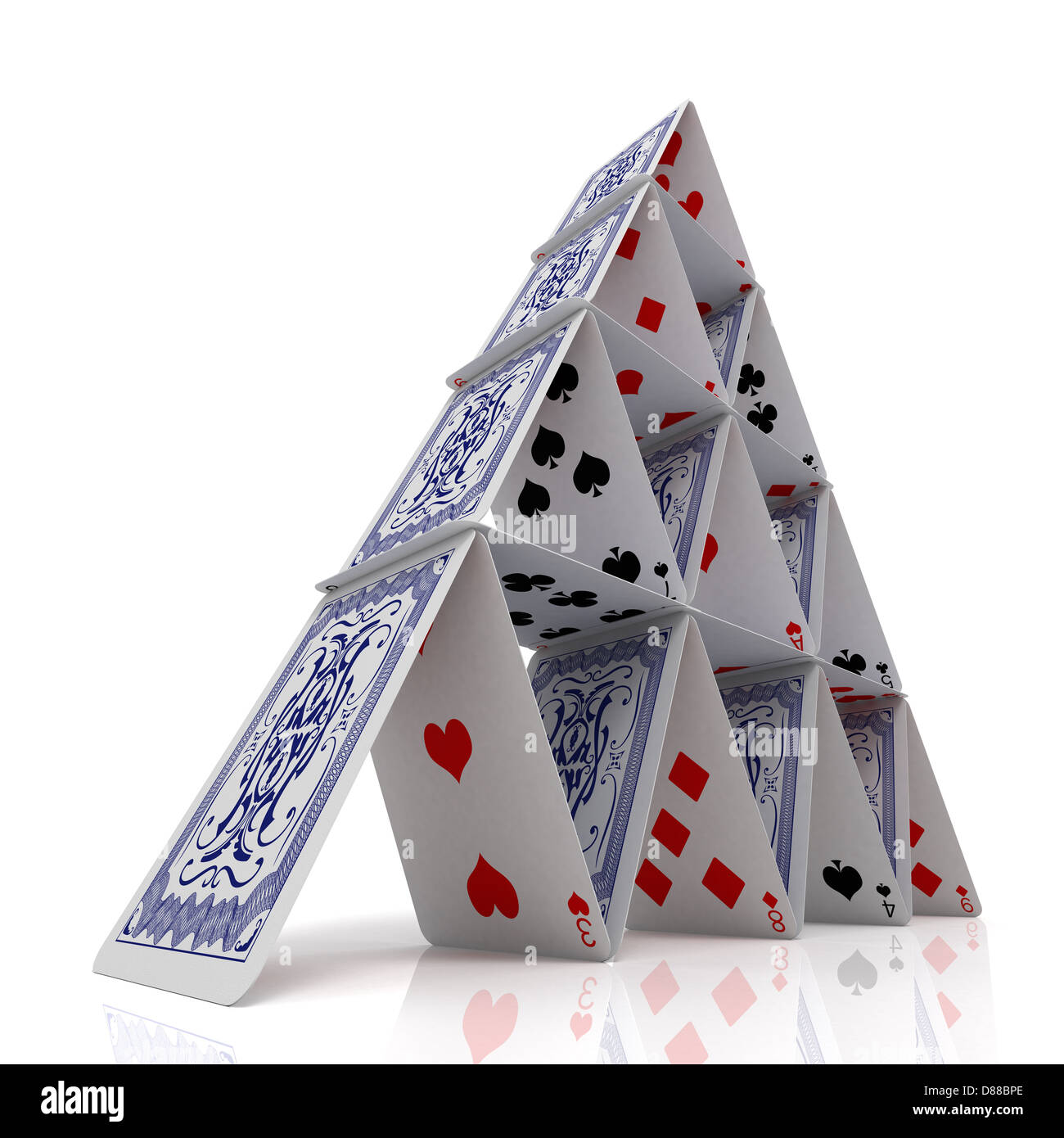 House of cards Stock Photo