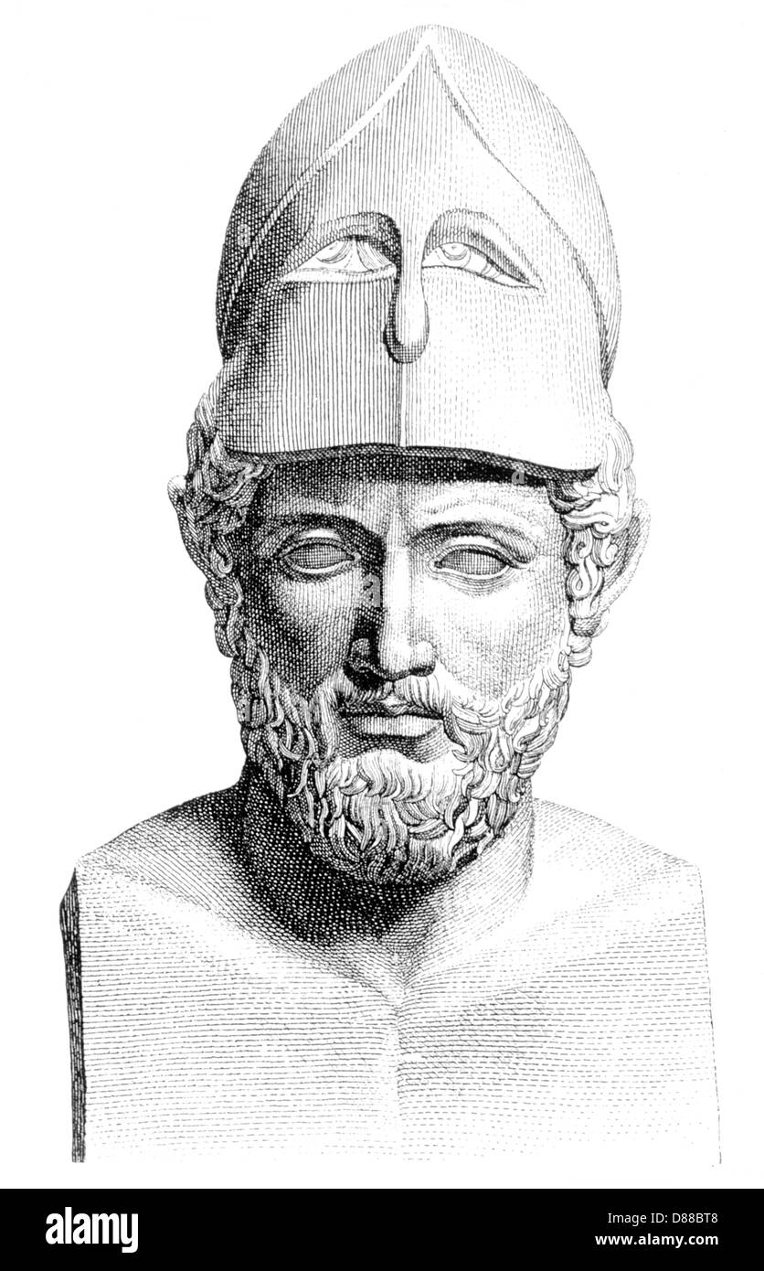Pericles Bust Anon Stock Photo
