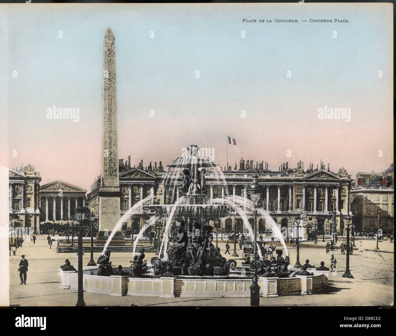 PARIS/PLACE CONCORDE Stock Photo