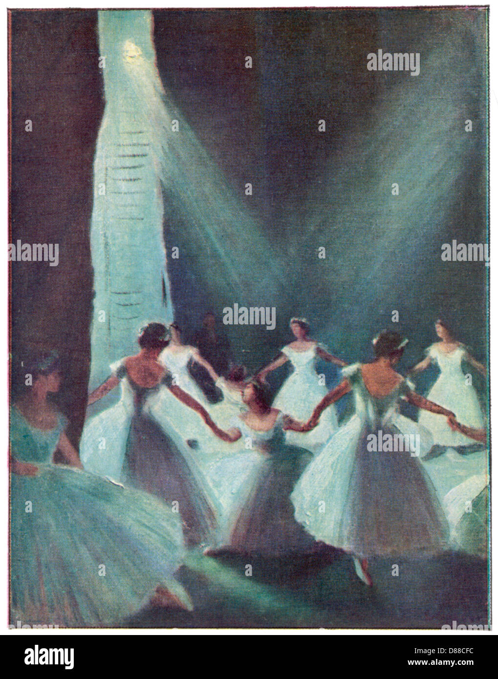 LES SYLPHIDES SCENE Stock Photo Alamy