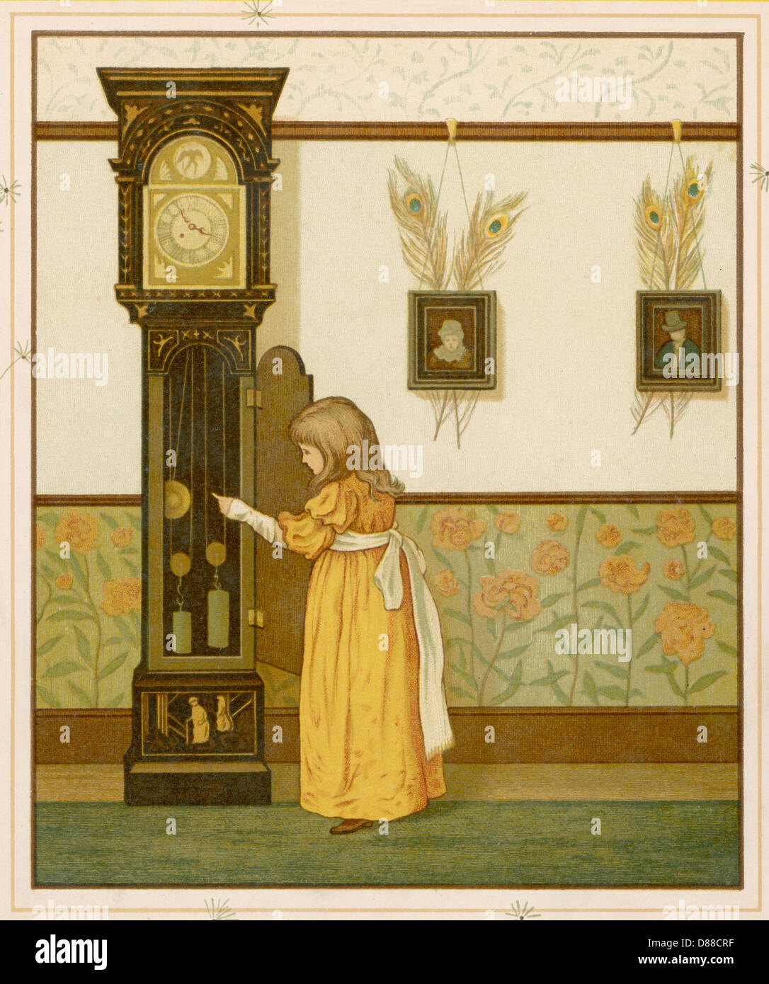 Pendulum clock grandfather hires stock photography and images Alamy