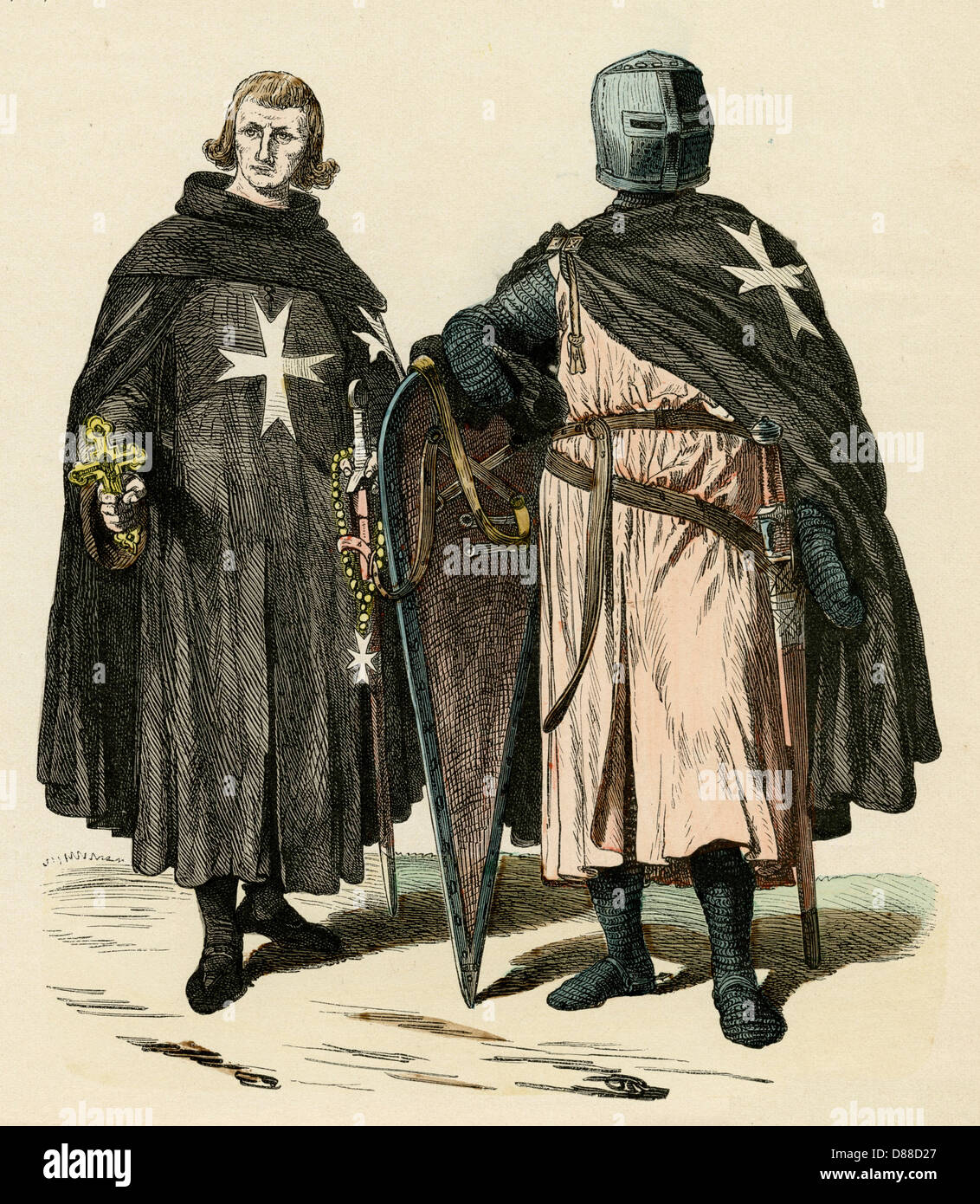 Knight of saint john of jerusalem hi-res stock photography