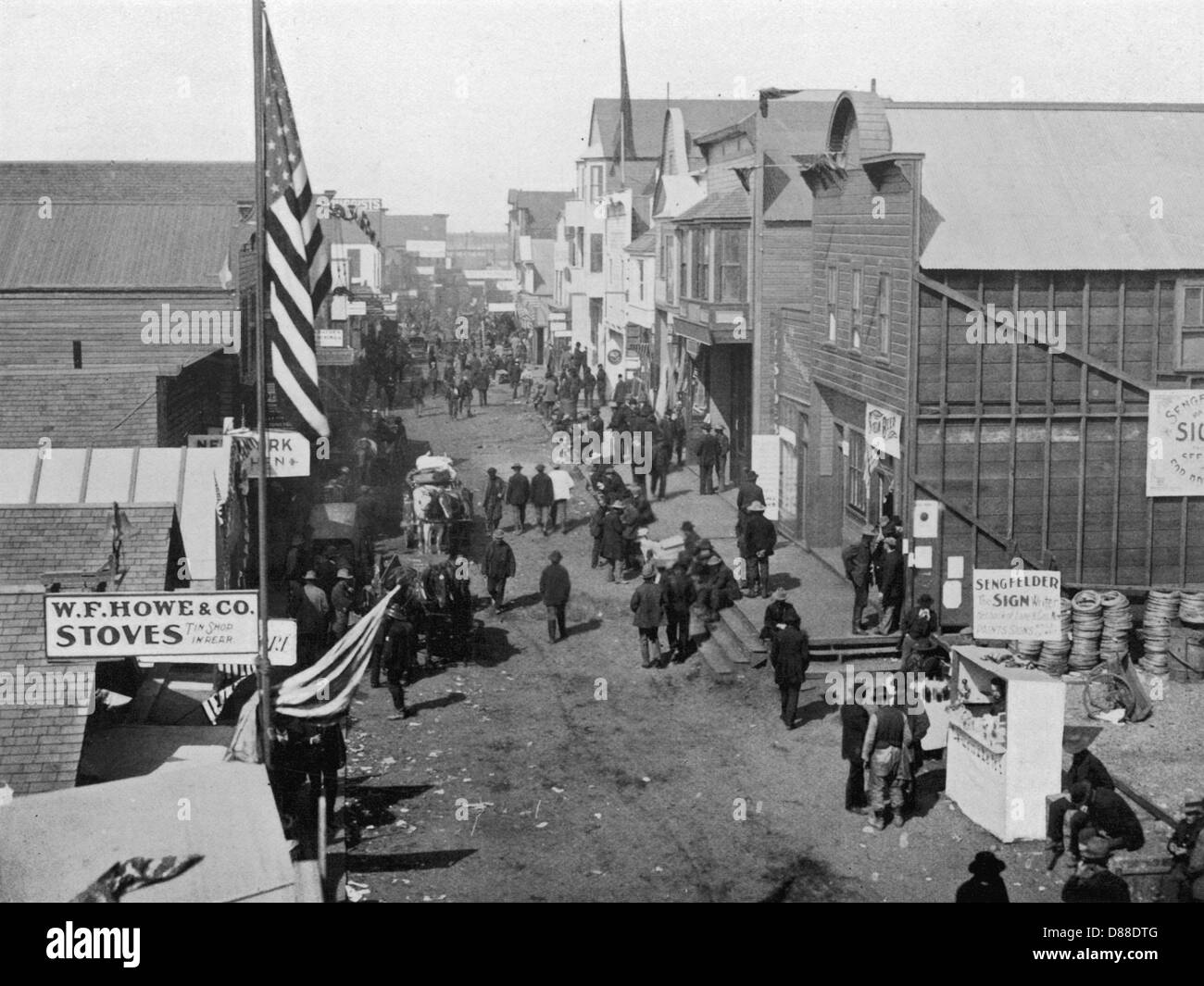 USA/ALASKA/FRONT STREET Stock Photo