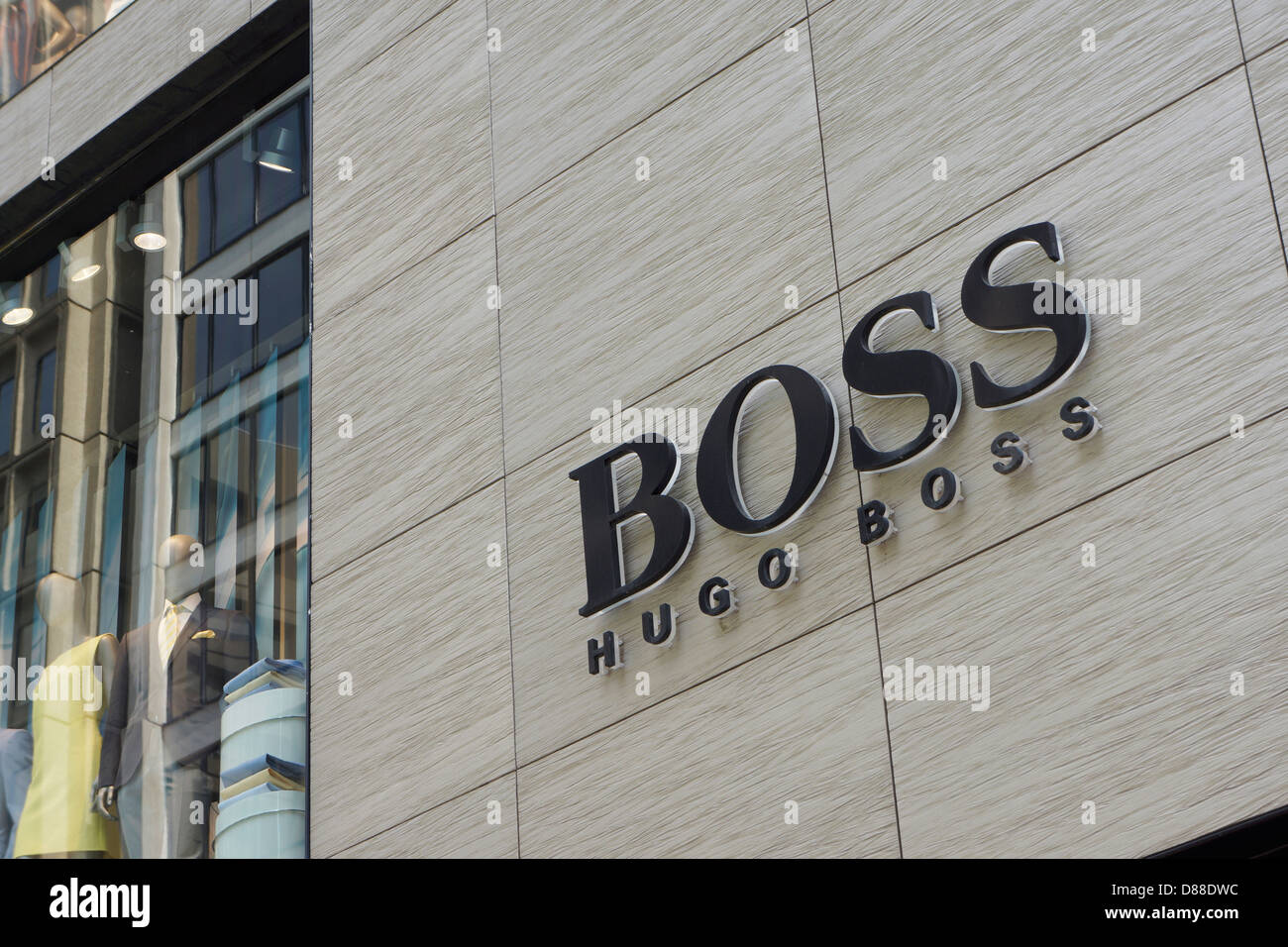 Hugo boss logo sign hi-res stock photography and images - Alamy