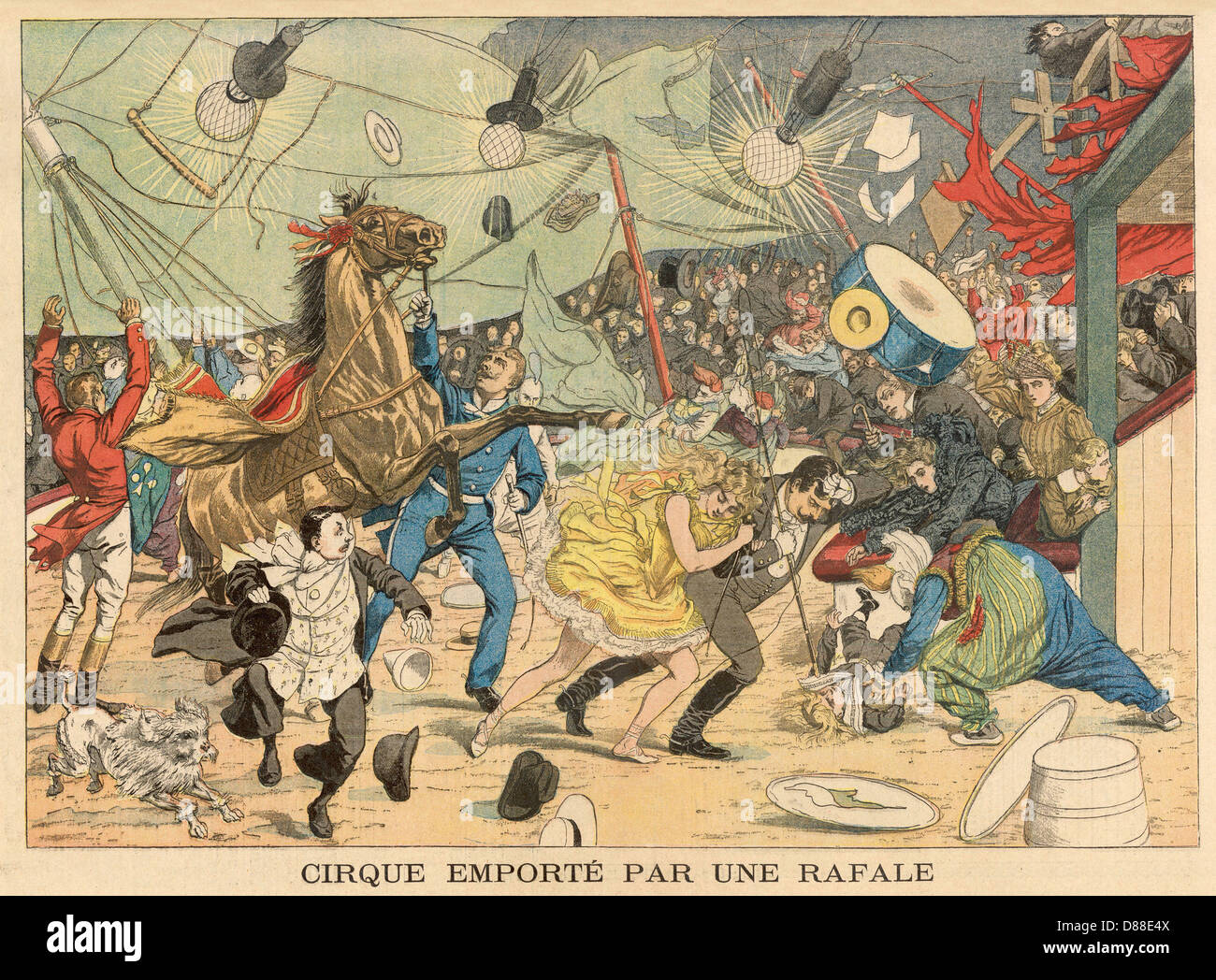 ST ETIENNE CIRCUS/1903 Stock Photo