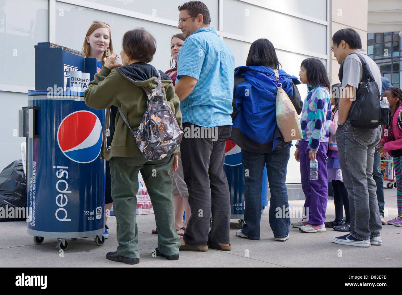 Pepsi Taste Challenge Stock Photo Alamy