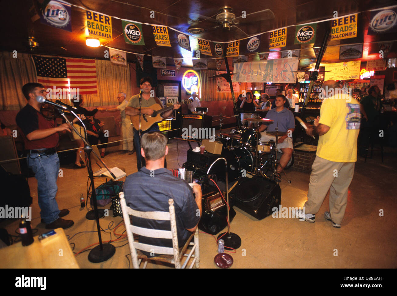 Elk2833991 Louisiana, Cajun Country, Mamou, Fred's Lounge, famous