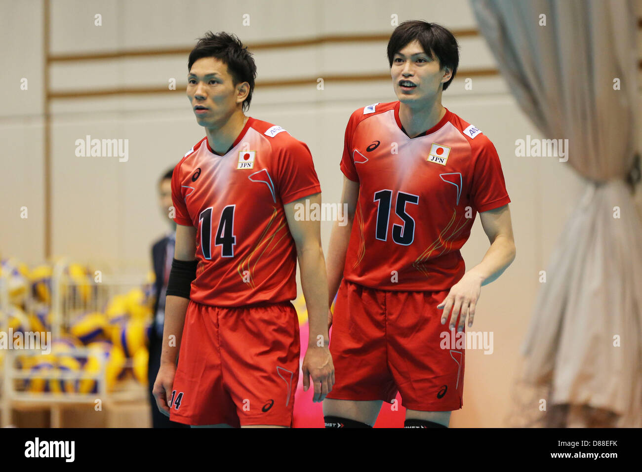 (L to R) Tatsuya Fukuzawa, Daisuke Yako (JPN), May 21, 2013