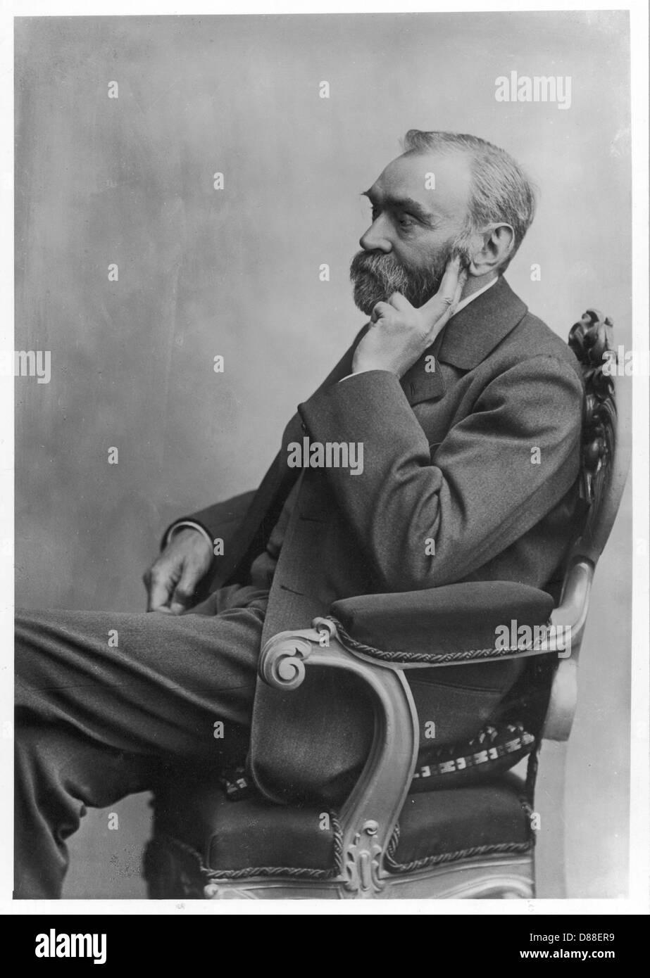 Alfred Nobel Stock Photo